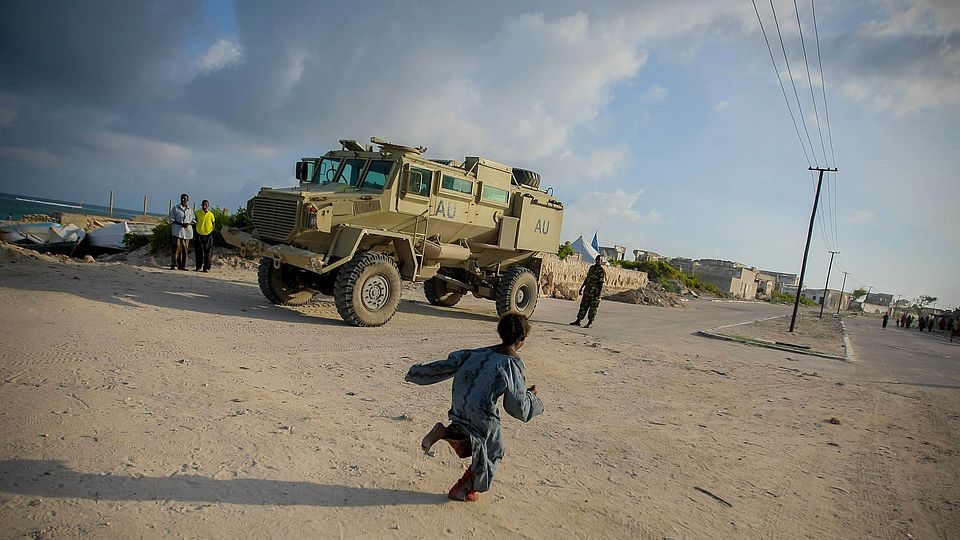 Signs of Return to Life in Somali Capital. Photo ID 522607. 06/08/2012. Mogadishu, Somalia. UN Photo/Stuart Price