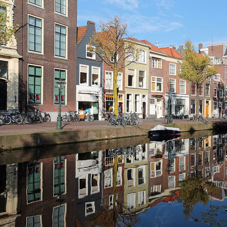 Stadtansicht Leiden, Niederlande