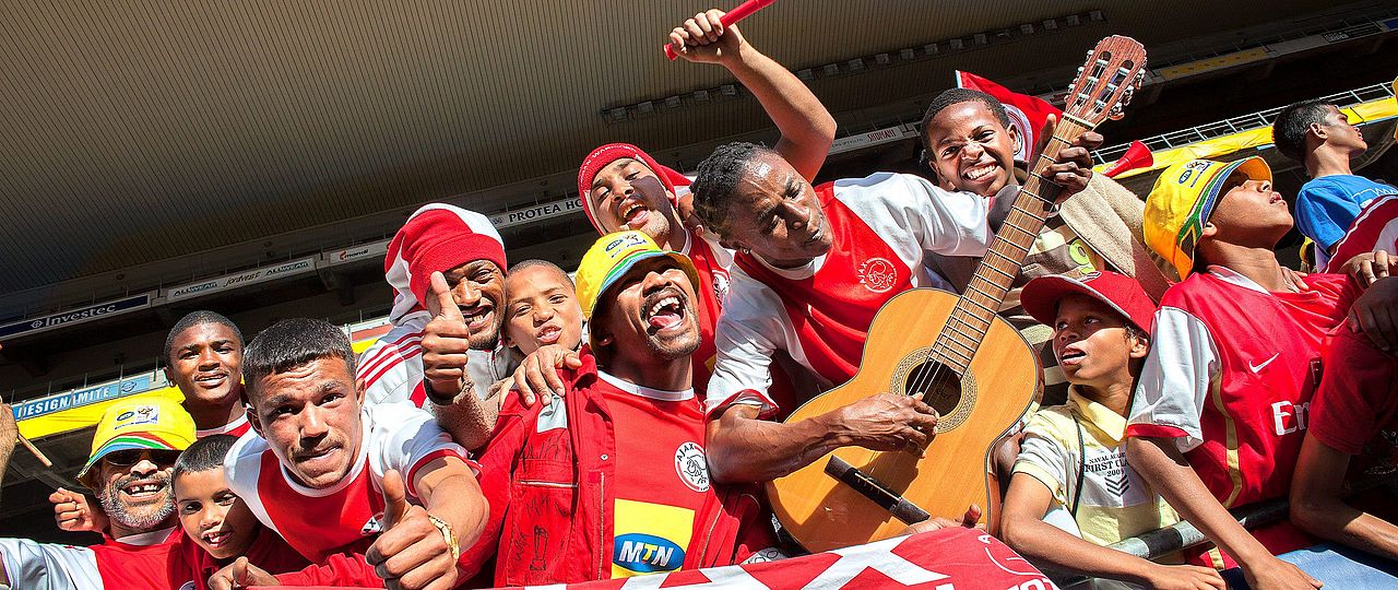 Football Fans von Ajax Cape Town