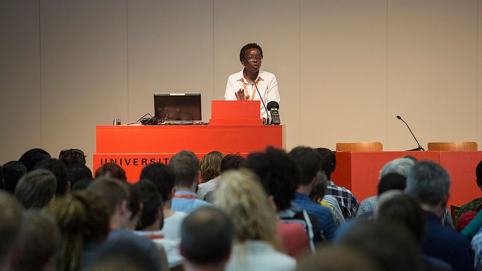 Keynote Joyce Nyairo während der European Conference on African Studies 2017 in Basel 