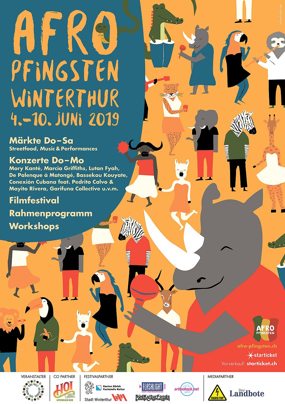 Poster Afro-Pfingsten 2019 Poster AFP 2019