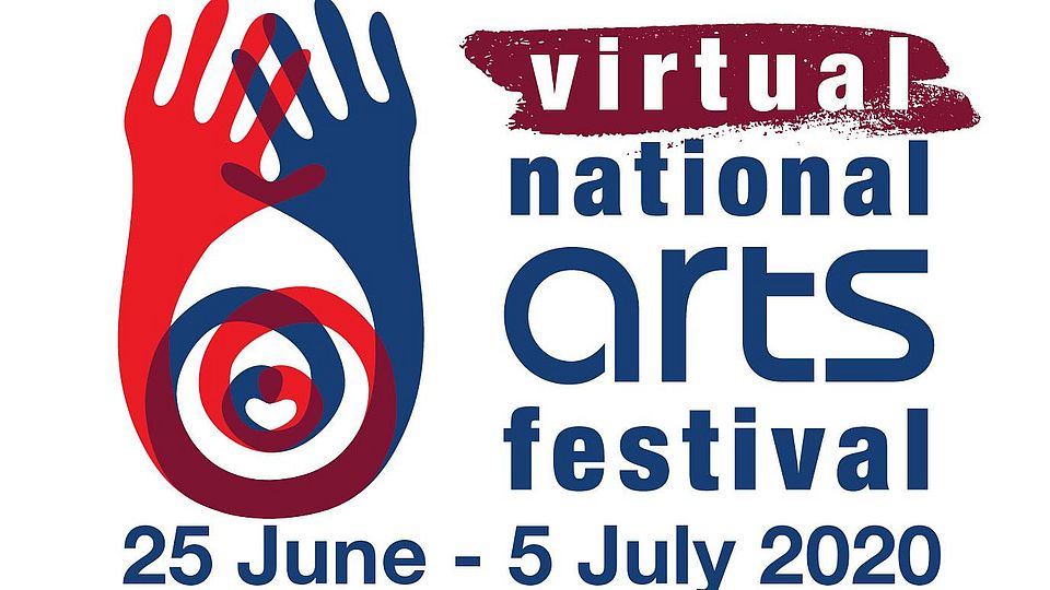 Logo of the Virtual National Arts Festival, Makhanda