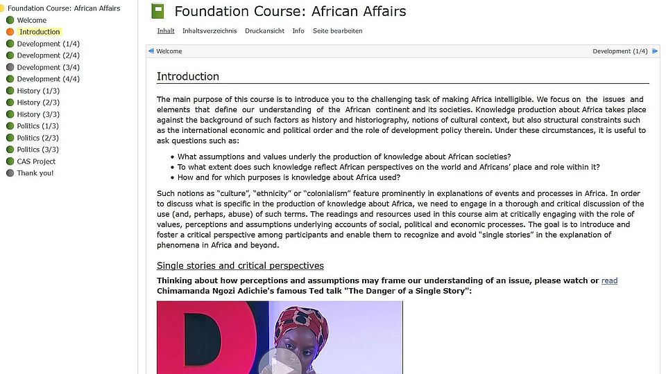 Snapshot: Foundation course