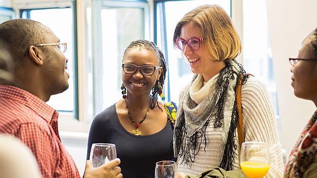 Apéro im Zentrum für Afrikastudien beim Fest zum 550-jährigen Bestehen der Universität Basel