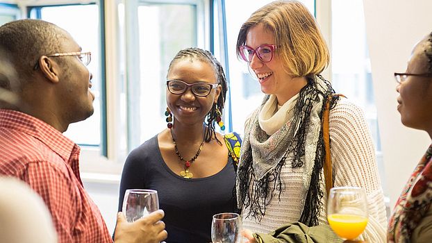 Apéro im Zentrum für Afrikastudien beim Fest zum 550-jährigen Bestehen der Universität Basel