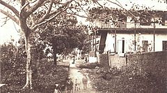 Historical picture of Abokobi from Basel Mission Archives