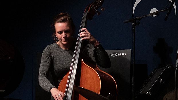 Romy Brauteseth at the bird's eye jazz club, picture by James Merron 2022