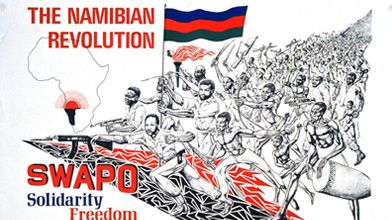 SWAPO Plakat Namibische Revolution